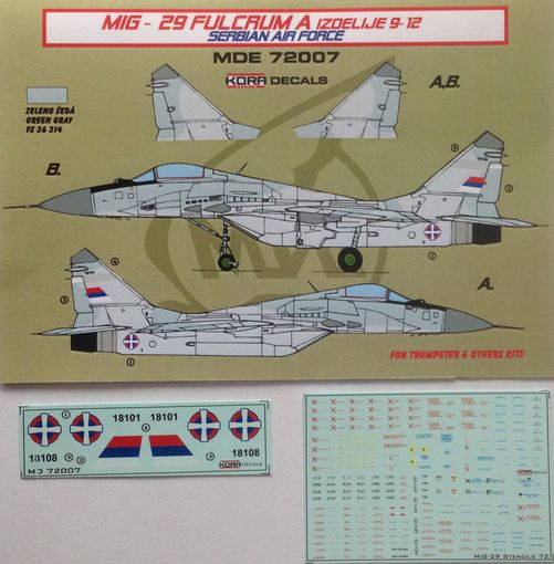 MiG-29 Fulcrum A Serbia